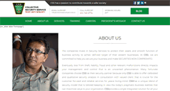 Desktop Screenshot of collectivesecurityservices.ca